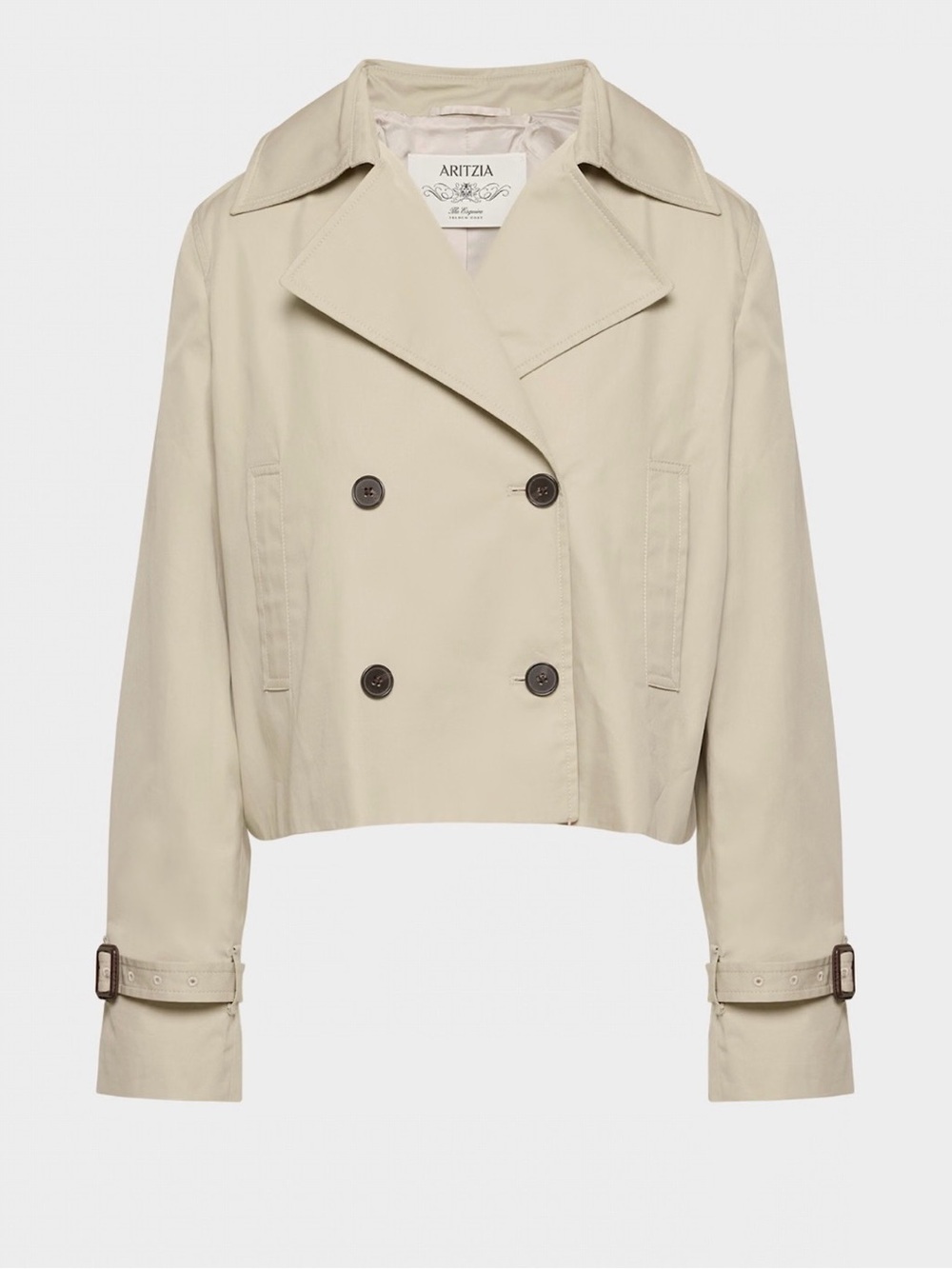 Aritzia Babaton Lightweight Cropped Trench Coat